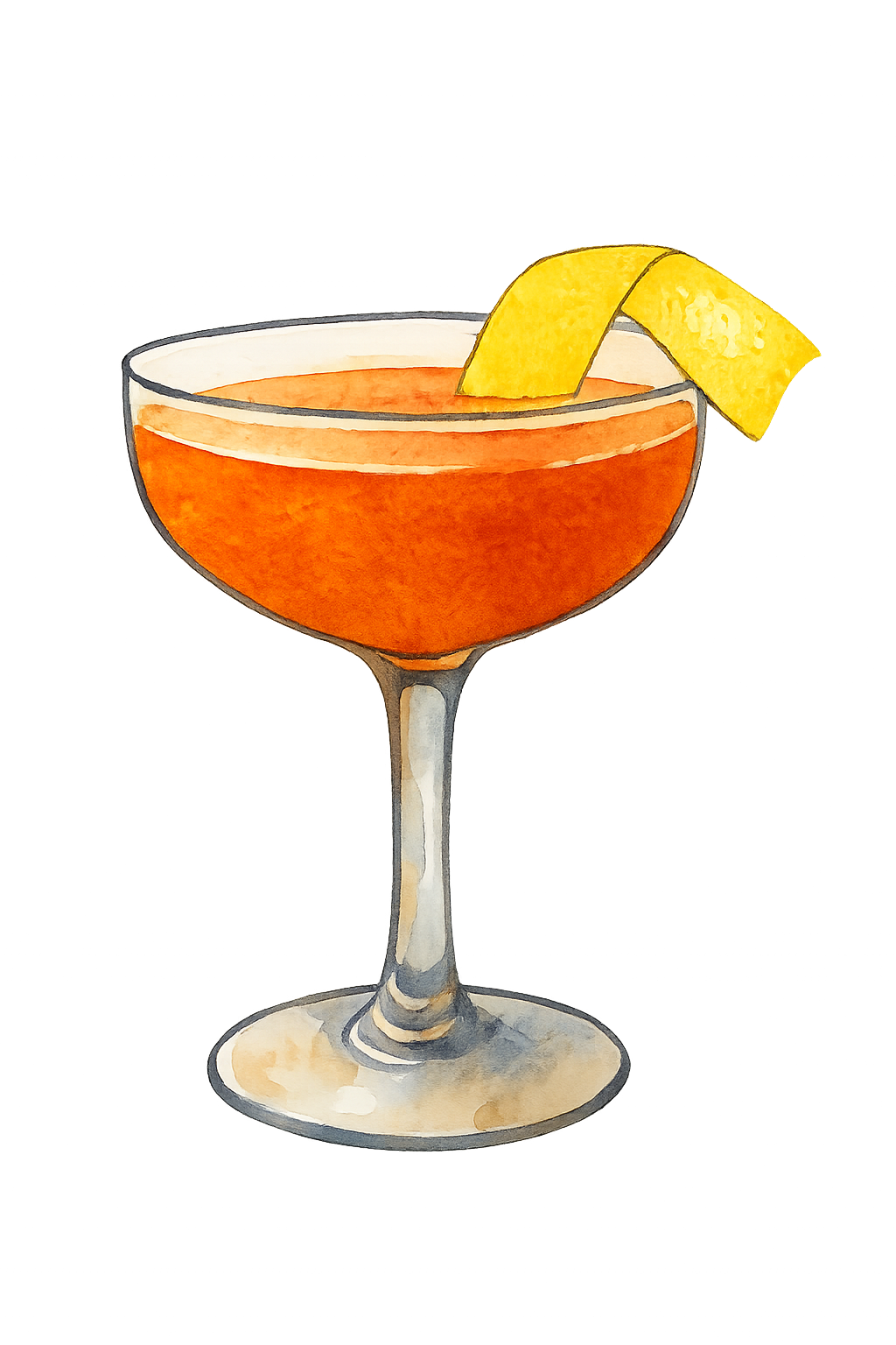 Monologue cocktail illustration